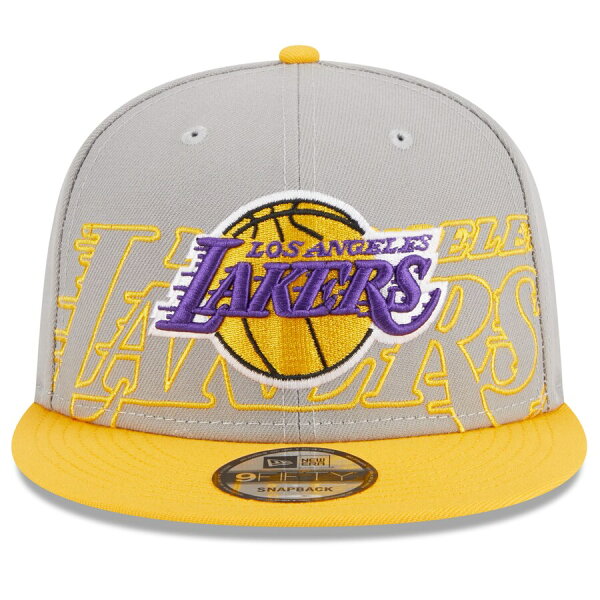 【取寄】NBA レイカーズ キャップ NBAドラフト 2023 Draft 2トーン 9FIFTY Snapback Hat ニューエラ/New Era グレー ゴールド