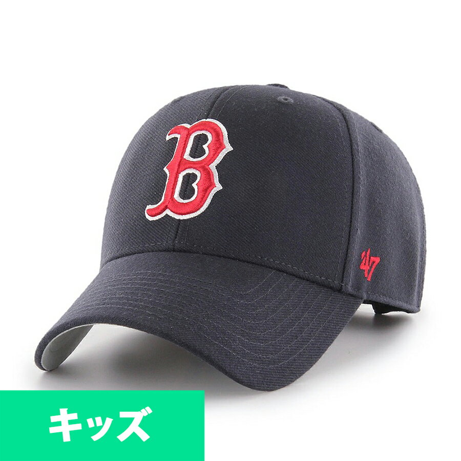 MLB レッドソックス キャップ Kids MVP Cap 47Brand ネイビー