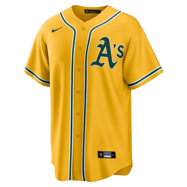 MLB 藤浪晋太郎 アスレチックス ユニフォーム Player Replica Jersey 球場限定 ナイキ/Nike オルタネート ゴールド