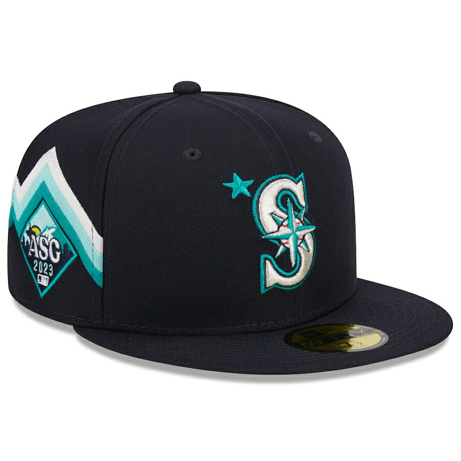 Rakuten - MLB マリナーズ キャップ オールスターゲーム2023 ワークアウト 59FIFTY ニューエラ/New Era ネイビー