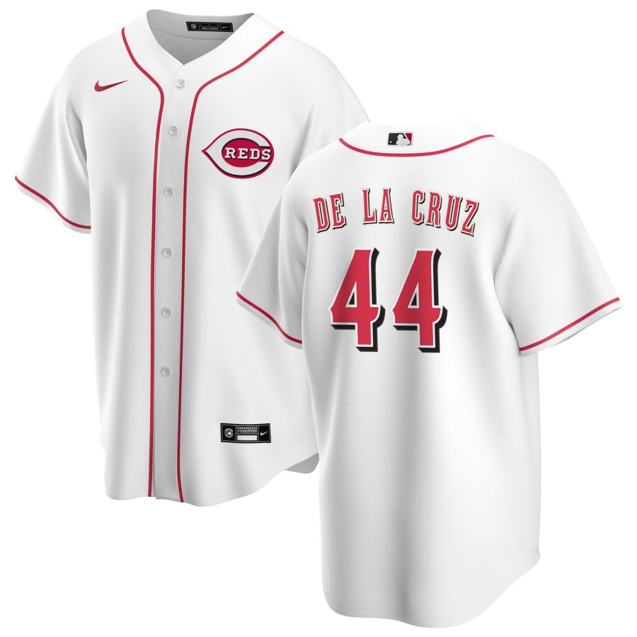 MLB エリー・デラクルーズ シンシナティ・レッズ ユニフォーム Home Replica Jersey ナイキ/Nike ホワイト