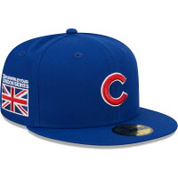 【取寄】MLB カブス キャップ ロンドン ワールドツアーシリーズ2023?Flag 59FIFTY Fitted Hat ニューエラ/New Era ロイヤル - 
鈴木誠也選手所属 カブスのロンドンシリーズの商品が登場！
