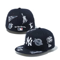 MLB ヤンキース キャップ 59FIFTY New York Yankees All Over ニューエラ/New Era ネイビー - 
New Eraから新商品が登場！パッチ付きのシリーズやメッシュの新作も！🧢
