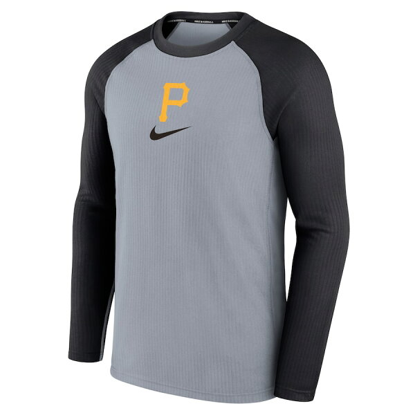 【ピックアップ】MLB パイレーツ Tシャツ ドライフィット Game Long Sleeve Top ナイキ/Nike Cloud Grey