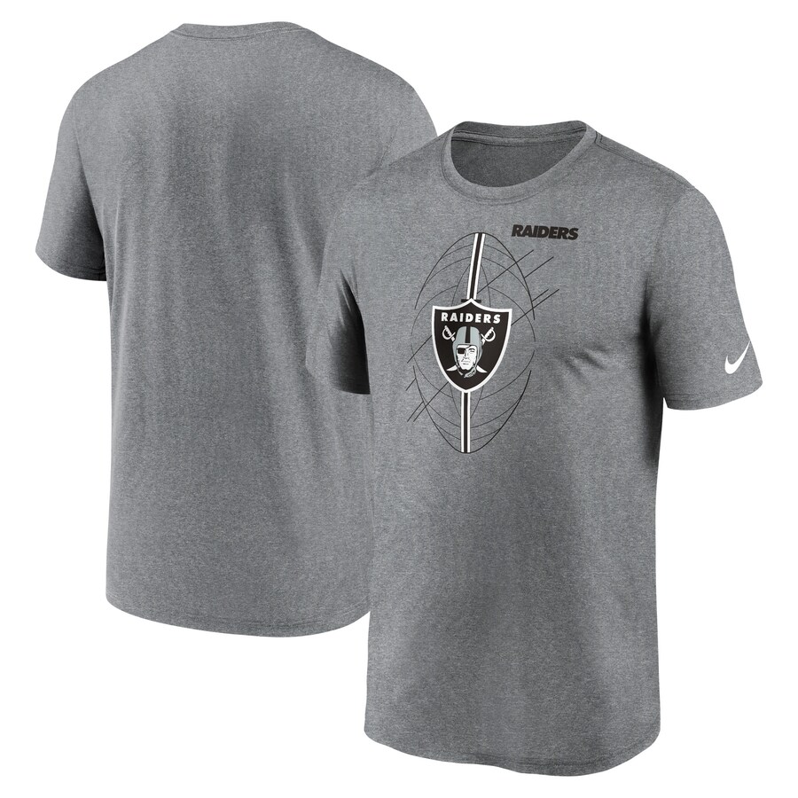 NFL C_[X TVc Legend Icon Performance T-Shirt iCL/Nike Heather Charcoal