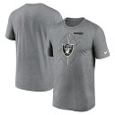 NFL レイダース Tシャツ Legend Icon Performance T-Shirt ナイキ/Nike Heather Charcoal