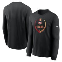 【取寄】NFL 49ers Tシャツ Icon Legend Long Sleeve Performance T-Shirt ナイキ/Nike ブラック - 
サンフランシスコ・49ersが開幕3連勝🔥悲願のSB制覇へスタートダッシュ成功❗
