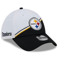 NFL スティーラーズ キャップ 2023 サイドライン 39THIRTY Flex Hat 1st ニューエラ/New Era ホワイト ブラック - 
ラッセル・ウィルソン選手がスティーラーズとの契約予定との報道が⁉偉大なるQBの居住はいかに🏈
