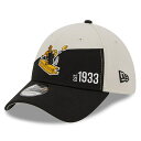 NFL スティーラーズ キャップ 2023 サイドライン ヒストリック 39THIRTY Flex Hat ニューエラ/New Era クリーム ブラック