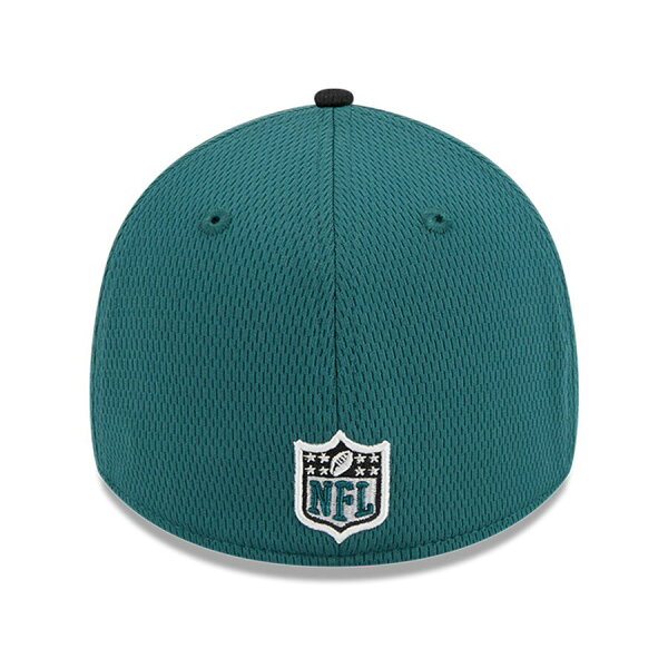 【取寄】NFL イーグルス キャップ 2023 サイドライン 39THIRTY Flex Hat 2nd ニューエラ/New Era ミッドナイトグリーン ブラック