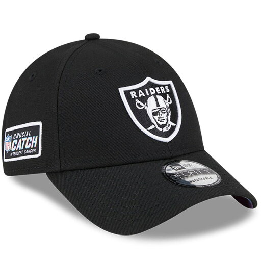 NFL レイダース キャップ クルーシャルキャッチ 2023 9FORTY アジャスタブル ニューエラ/New Era ブラック NFL レイダース キャップ クルーシャルキャッチ 2023 9FORTY アジャスタブル ニューエラ/New Era ブラック