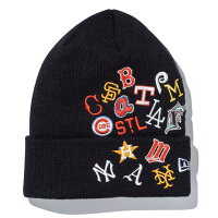 【ピックアップ】MLB Allover ニットキャップ BASIC CUFF KNIT クーパーズタウン ALLOVER ニューエラ/New Era ブラック - 
これからの時期にピッタリ☃ ニットキャップ特集！
