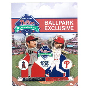 MLB 大谷翔平 ブライス・ハーパー エンゼルス フィリーズ 2021 MVP Duo Phiradelphia Exclusive ピンバッジ ウィンクラフト/WinCraft2308USBUY