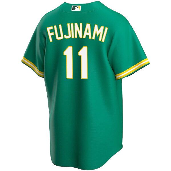 【ピックアップ】MLB 藤浪晋太郎 アスレチックス ユニフォーム Custom Replica Jersey ナイキ/Nike ケリーグリーン2308USBUY