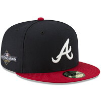 【取寄】【ピックアップ】MLB ブレーブス キャップ 2023 ポストシーズン プレーオフ Side Patch 59FIFTY Fitted Hat ニューエラ/New Era ネイビー - 
最速登場！MLB ブレーブスのプレーオフ進出記念アイテム🥎
