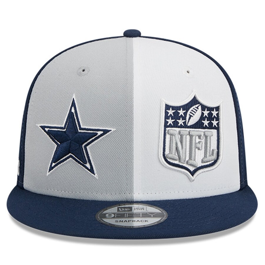 【取寄】NFL カウボーイズ キャップ 2023 サイドライン 9FIFTY Snapback ニューエラ/New Era グレー ネイビー thtn