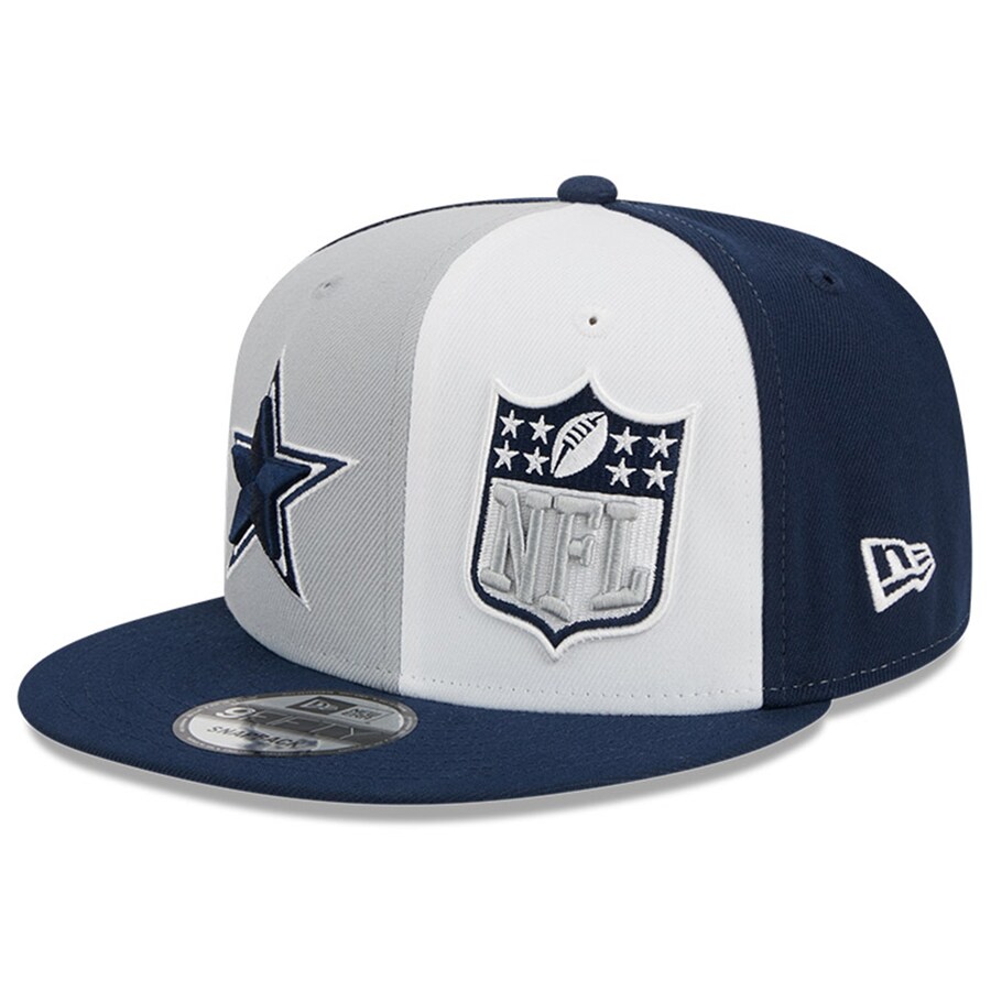 【取寄】NFL カウボーイズ キャップ 2023 サイドライン 9FIFTY Snapback ニューエラ/New Era グレー ネイビー thtn