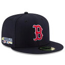 MLB レッドソックス キャップ 2007 ワールドシリーズ Cloud Under 59FIFTY Fitted Hat ニューエラ/New Era ネイビー