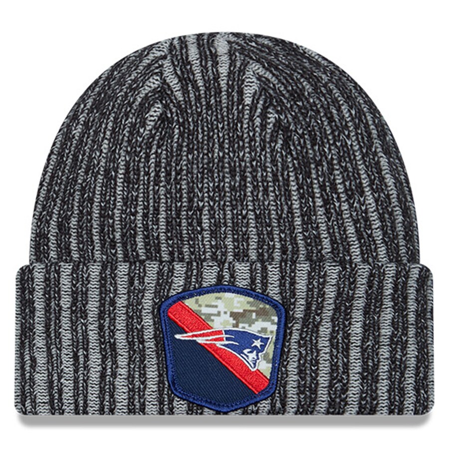 NFL ペイトリオッツ ニットキャップ サルートトゥサービス2023 Cuffed Knit Hat ニューエラ/New Era ブラック 1