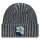 NFL シーホークス ニットキャップ サルートトゥサービス2023 Cuffed Knit Hat ニューエラ/New Era ブラック