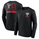 MLB レンジャーズ Tシャツ 2023 ワールドシリーズ 優勝記念 Champions Signature Roster Long-Sleeve Fanatics ブラック