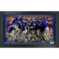 【取寄】MLB レンジャーズ 2023 ワールドシリーズ 優勝記念 12 x 20 Framed Signature Celebration Photo Highland Mint - 
ワールドシリーズ記念アイテムグッズ 予約・取り寄せまだまだ受付中！
