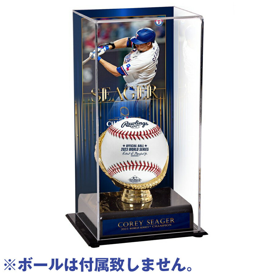 MLB コーリー・シーガー レンジャーズ 2023 ワールドシリーズ 優勝記念 Sublimated Display Case with Image Fanatics Authentic