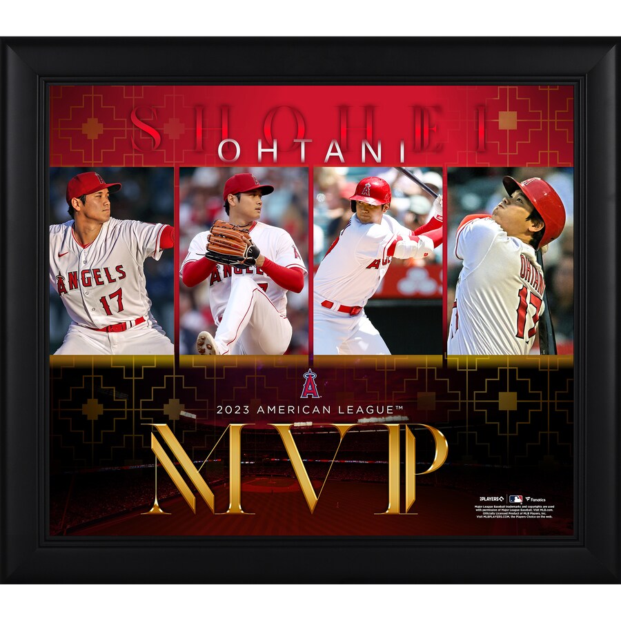 MLB 大谷翔平 エンゼルス フォトフレーム 2023 ア・リーグ MVP Collage Framed Fanatics【231118MVP】