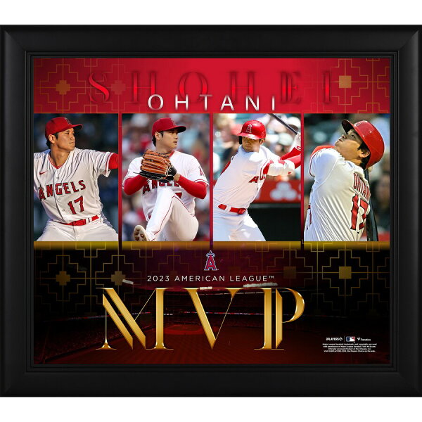 MLB 大谷翔平 エンゼルス フォトフレーム 2023 ア・リーグ MVP Collage Framed Fanatics