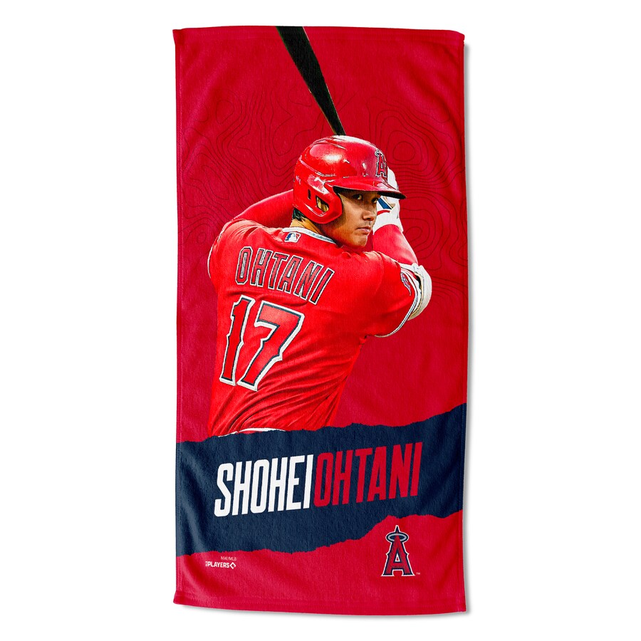 MLB 大谷翔平 エンゼルス The Group 30 x 60 Player Printed ビーチタオル (Batting) Northwest