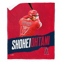 MLB 大谷翔平 エンゼルス The Group 50 039 039 x 60 039 039 Player Silk Sherpa Throw ブランケット (Two-Way) Northwest