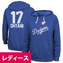 MLB 大谷翔平 ドジャース パーカー レディース Women 039 s Tri-Blend Pullover Hoodie マジェスティック/Majestic ロイヤル