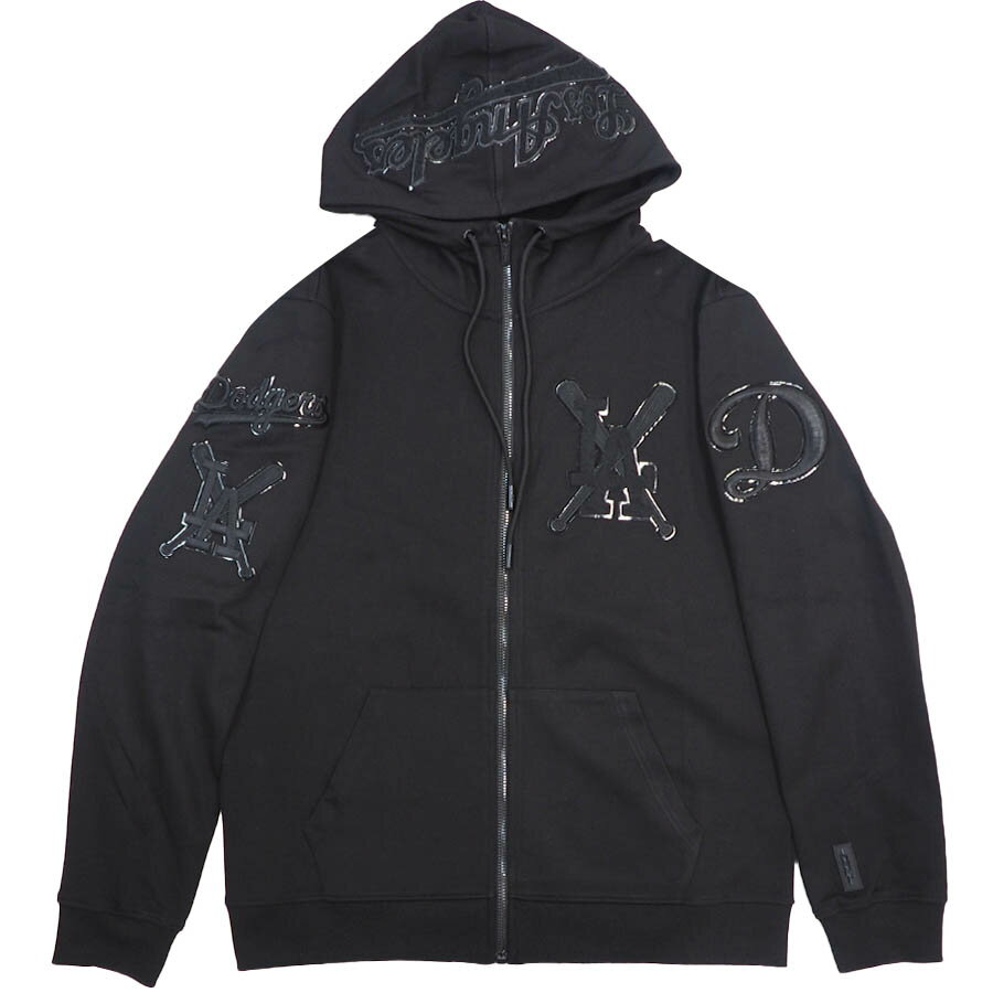 MLB hW[X p[J[ MEN'S FULL ZIP HOODIE (All Black) Pro Standard vX^_[h ubN