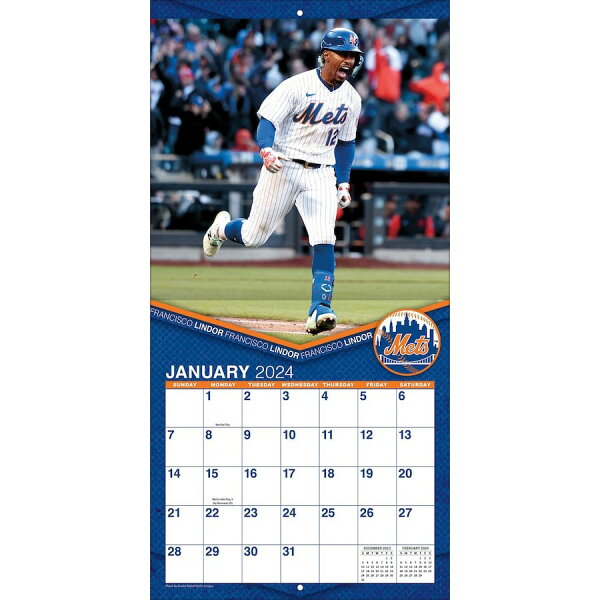 【ピックアップ】MLB カレンダー 2024 エリート Elite Wall Calendar Turner