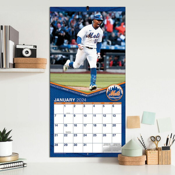 【ピックアップ】MLB カレンダー 2024 エリート Elite Wall Calendar Turner