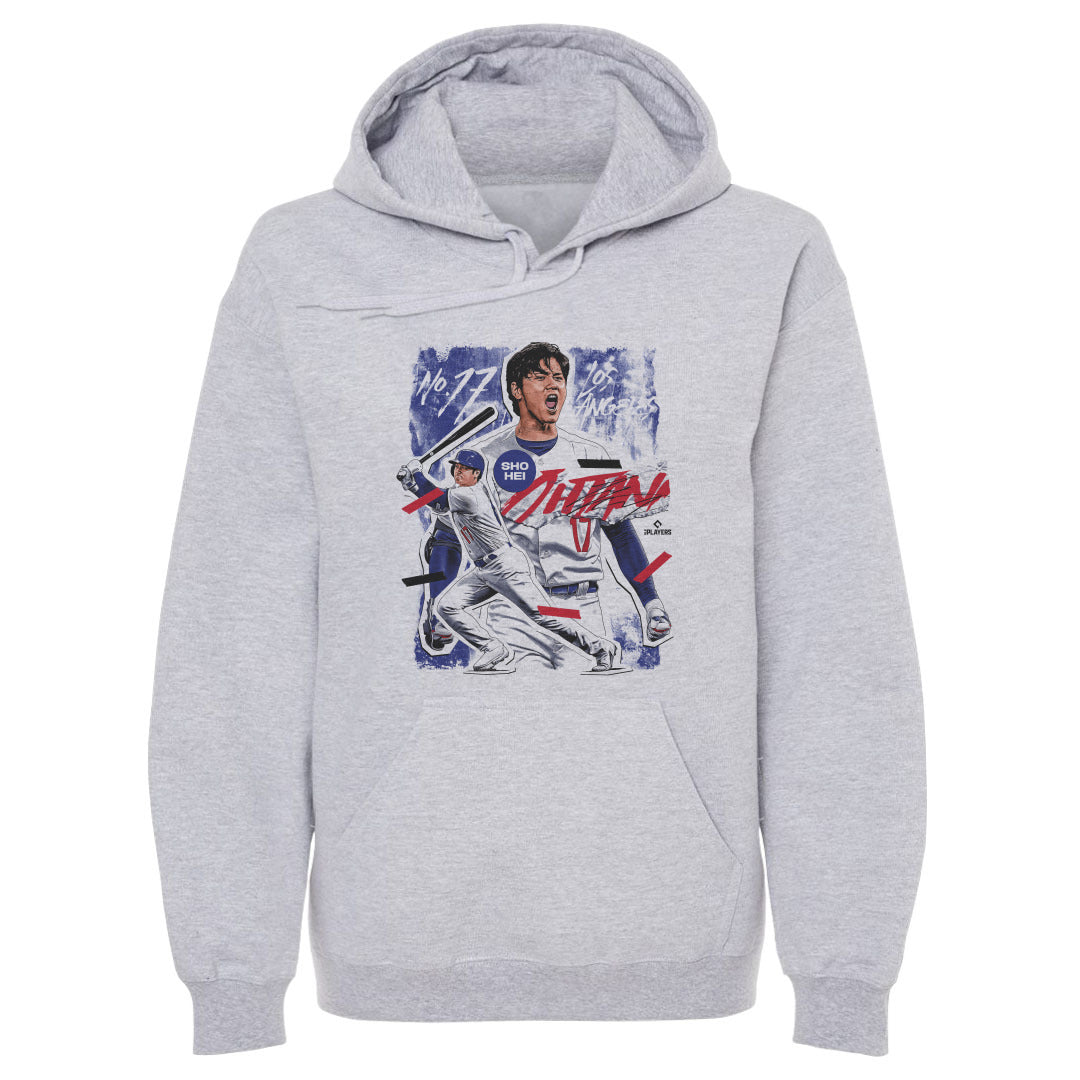 MLB 大谷翔平 ドジャース パーカー Los Angeles D Collage Hoodie 500Level グレー