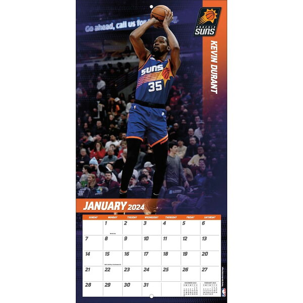 NBA カレンダー 2024 エリート Elite Wall Calendar Turner