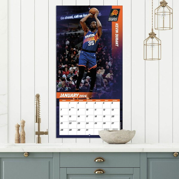 NBA カレンダー 2024 エリート Elite Wall Calendar Turner