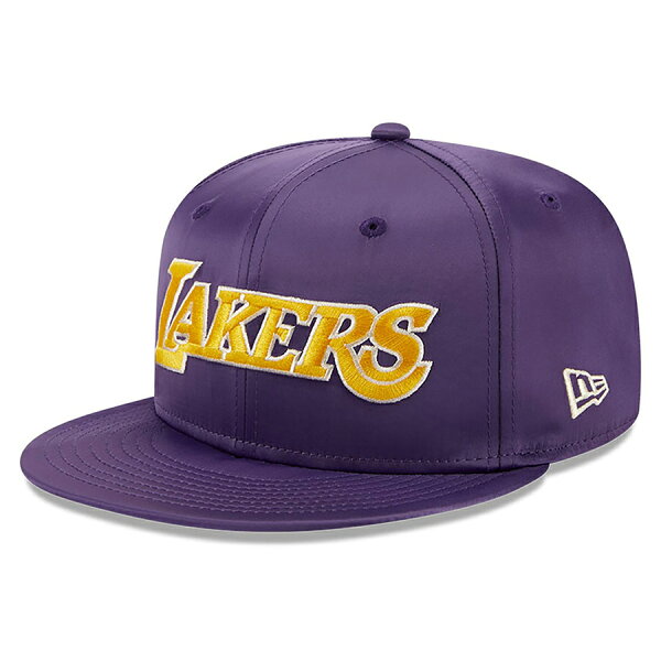 【ピックアップ】NBA レイカーズ キャップ Satin Script Snapback Cap ニューエラ/New Era パープル