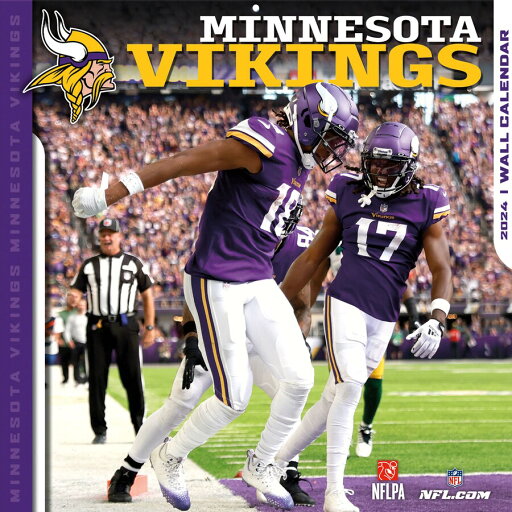 NFL バイキングス カレンダー 2024 Team 壁掛け Wall Calendar Turner NFL バイキングス カレンダー 2024 Team 壁掛け Wall Calendar Turner