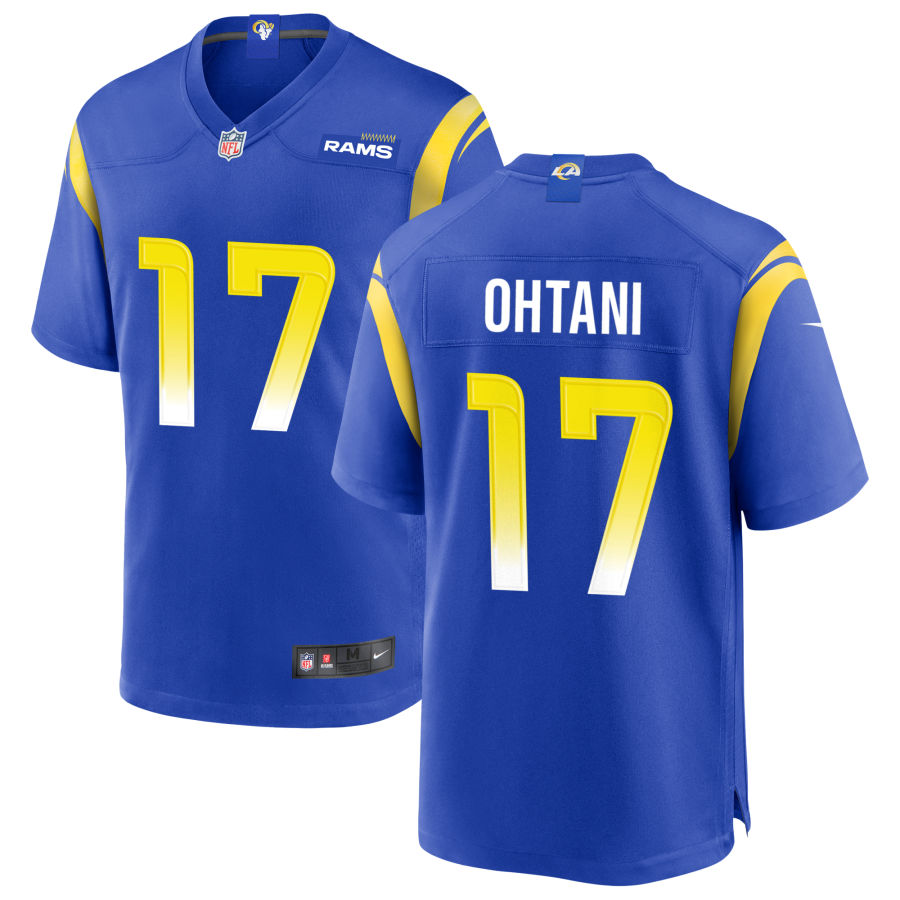 NFL 大谷翔平 ロサンゼルス・ラムズ ユニフォーム Game Jersey MLB ドジャース ナイキ/Nike ロイヤル