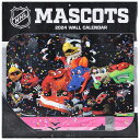 NHL J_[ 2024 `[}XRbg Mascots Wall Calendar Turner