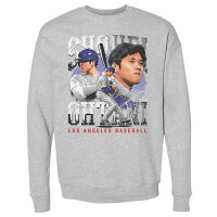 MLB 大谷翔平 ドジャース スウェット Los Angeles D Vintage WHT Crewneck Sweatshirt 500Level ヘザーグレー - 
ドジャース移籍！大谷翔平選手の最新アイテムはこちら！
