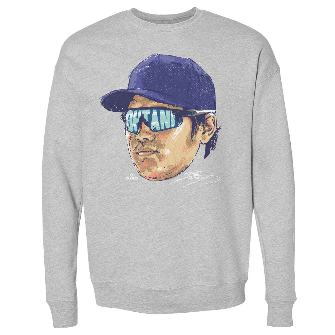 MLB Jĕ hW[X XEFbg Los Angeles D Sunglasses WHT Crewneck Sweatshirt 500Level wU[O[