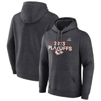 【取寄】NFL チーフス パーカー NFL プレーオフ進出記念 2023 Fleece プルオーバー Fanatics Branded ヘザーチャコール - 
プレーオフ進出記念チームの記念アイテムが登場！好評取寄せ受付中です🏈
