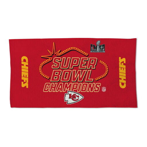 NFL チーフス タオル 第58回スーパーボウル優勝記念 ロッカールーム リバーシブル ウィンクラフト/WinCraft NFL チーフス タオル 第58回スーパーボウル優勝記念 ロッカールーム リバーシブル ウィンクラフト/WinCraft