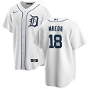 MLB 前田健太 タイガース ユニフォーム Home レプリカ Jersey ナイキ/Nike ホワイト