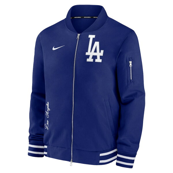 【取寄】MLB ドジャース ジャケット 2024 選手着用モデル オーセンティック Full-Zip Bomber Jacket ナイキ/Nike ロイヤル