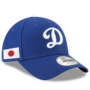 MLB hW[X Lbv Japan Flag ̊ۃpb` The League 9FORTY Adjustable Hat j[G/New Era Royal (D Logo)