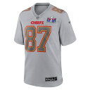 NFL トラビス・ケルス チーフス ユニフォーム 第58回スーパーボウル進出記念 Atmosphere Fashion Game Jersey ナイキ/Nike グレー 2